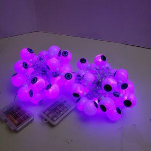 Halloween eyeball string lights set of 2